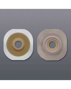 New Image 1 1/8" pre-cut, FlexWear Convex Floating Flange with Tapered Edges, Tape, Red, 2 1/4"