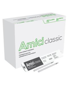 Amici 3614 - AMICI Classic 7" Female Intermittent Catheters, 14 Fr., Latex Free, DEHP & BpA Free PVC, No Adapter., BX 100