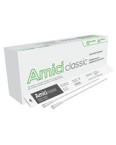 Amici 3912 - AMICI Classic 16" Male Nelaton Intermittent Catheters, 12 Fr., Latex Free, DEHP & BpA Free PVC, BX 100