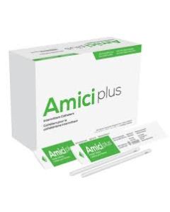 Amici 5608 - AMICI Plus 7" Female Intermittent Catheters, 8 Fr., Smooth Low-Profile Eyelets, Latex Free, DEHP & BpA Free PVC, No Adapter., BX 100