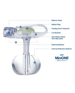Applied Medical Technology M1-5-1410 - MiniONE Balloon Button, 14 Fr, 1.0 cm - NO RETURNS, EA