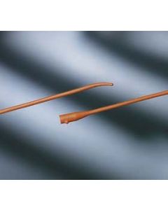 Bard 010112 - BARDAM 12Fr, 16" Coude Red Rubber Catheter, Tiemann Model. One Eye., BX 12