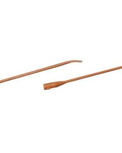 Bard 010118 - BARDAM 18Fr, 16" Coude Red Rubber Catheter, Tiemann Model. One Eye., BX/12
