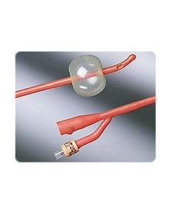 Bard 0102L12 - BARDEX Lubricath, 12Fr, 5cc Coude Red Latex Cath, Hydrogel Coating(TiemannStyle), BX/12