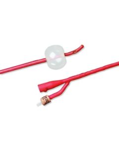 Bard 0102L18 - BARDEX Lubricath, 18Fr, 5cc Coude Red Latex Cath, Hydrogel Coating(TiemannStyle), BX 12