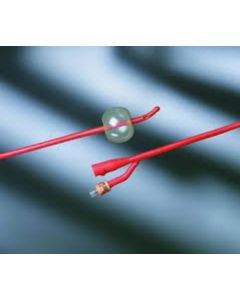 Bard 0103L18 - BARDEX Lubricath,18Fr,30cc Coude Red Latex Cath,Hydrogel Coating(Tiemann 2-Way), BX 12
