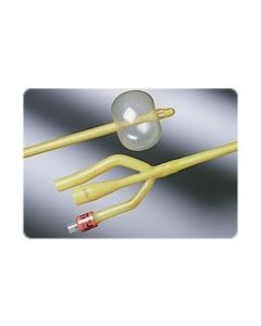 Bard 0119L20 - BARDEX Lubricath, 3-Way 20Fr, 5cc Catheter, Amber Latex, Hydrogel Coating, CS12