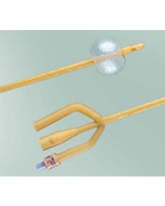 Bard 0165SI12 - BARDEX Lubricath, 12Fr, 5cc Cath, Silver/Hydrogel Coating, Amber Latex, BX 12
