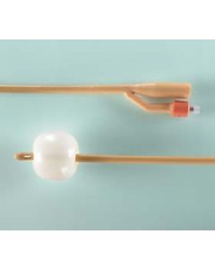 Bard 0165SI24 - BARDEX IC Lubricath, 24Fr, 5cc Cath, Silver/Hydrogel Coating, Amber Latex, BX 12