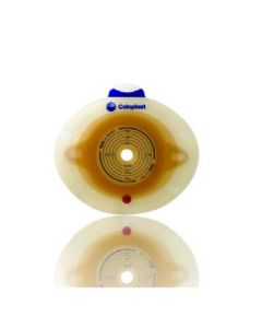 Coloplast 10011 - SenSura 2 pc. Click Standard Wear Skin Barrier Flange w/ belt tabs, Cut-to-Fit, Non-Convex, 40mm, Green 10-35mm, BX 5