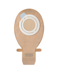 Coloplast 11615 - SenSura 2 pc. Flex Drainable Pouch w/ EasiClose WIDE-Outlet, Maxi, Opaque, w/o Filter, Red 50mm, BX 20