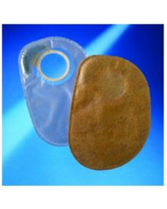 Coloplast 12374 - Assura 2 pc. Closed Pouch, Transparent, Green 8-1/2" (22cm), BX 30