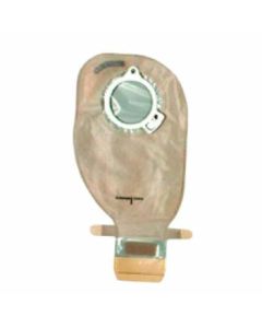 Coloplast 13975 - Assura 2 pc. EasiClose Drainable Maxi Transparent Pouch w/ Filter, Red , BX 10