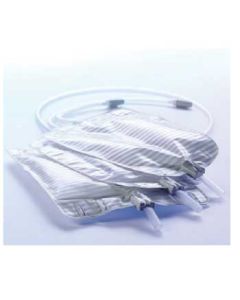 Coloplast 5170 - Conveen Security+ Contour Leg Urine Bag, Non-Latex, Fabric Leg Bag Straps 21 oz. (600mL) Medium, BX 10 KITS