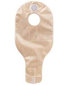 ConvaTec 420695 - Natura 2-Piece High Output Drainable 14" Pouch with Filter, 45mm (1 3/4"), Transparent with 1-sided comfort panel, anti-reflux valve, for high liquid output, BX 5