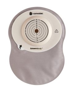 ConvaTec 423674 - Esteem Body Soft Convex One-Piece Closed Pouch, Standard Wear Modified Stomahesive, Opaque with Window, Cut-To-Fit 10-35mm, Convex Depth 7mm, BX 30