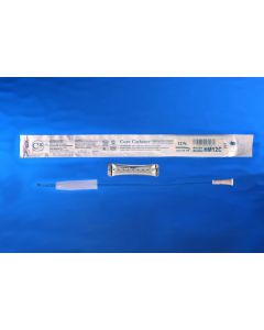 Hydrophilic male 12 French coude catheter