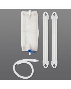 Hollister 9645 - Vented Urinary Leg Bag System, 19oz, MED, With Medium Straps, Combination Pack,, EA