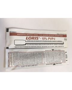 Loris 109-05 - Loris Povidone-Iodine swabstick (10% PVP) Antiseptic, BX 50