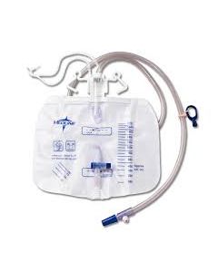 Medline DYND15210/CS - Medline 2000mlDrainBag,anti-Reflux Device,50"Tube,sheet Clip,Sample Port, CS/20