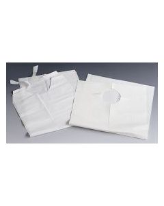 Medline NON24267 - Disposable Plastic Waterproof Bib (NON24267 CS), CASE 500