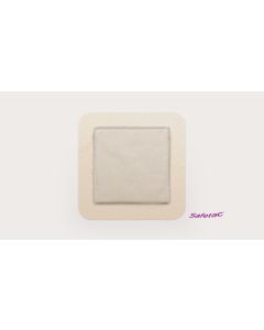 Molnlycke 395290 - MEPILEX Border Foam AG, 3" x 3" (7.5cmx7.5cm),  with Safetac Technology, BX 5