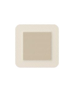 Molnlycke 395390 - MEPILEX Border Foam AG, 4in x 4in (10cmx10cm), Antimicrobial Bordered Foam Dressing with Safetac Technology, BX 5