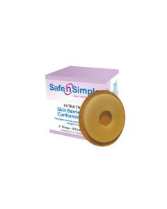 Safe n Simple SNS684D2 - Safe n Simple Conforming Skin Barrier Rings, 2", Extra Thick, BX 10