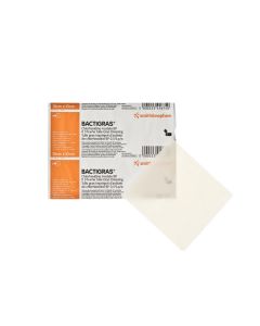 Smith&Nephew 66067457 - BACTIGRAS 0.5% Chlorhex Dressing 10cm X 10cm, PK 10