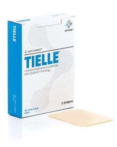 Systagenix MTL100 - Tielle Hydropolymer Adhesive Dressing, 7cmx9cm, BX 10