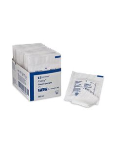 Tyco Covidien 1806 - KENDALL CURITY Gauze Sponges Sterile CASE of 3000 sold as 30 trays of 100, CS 3000