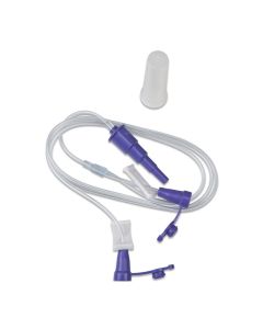 Tyco Covidien 60EY - Kangaroo PVC Bifurcated Feeding Extension Set, 60 in, CS 50