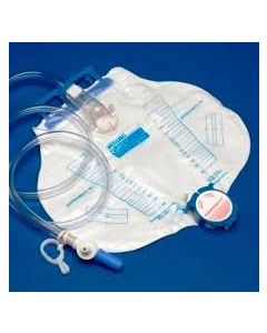 Tyco Covidien 6206 - Latex Free Anti-Reflux Chamber Drain Bag With SplashGuard II Drainspout, 2000ml, with Needleless Sample Port, CS 20