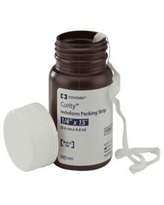 Tyco Covidien 7631 - Curity Packing Strips, Plain, 1/4 in x 5 Yards, EA