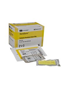 Tyco Covidien 8884433500 - XEROFORM Petrolatum Dressing W/3% Bismuth Tribromophenate 4X4"Patch,Sterile, CS 150