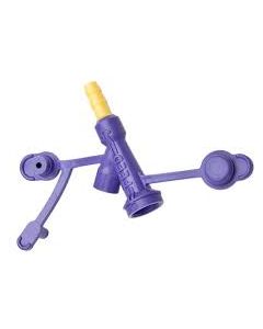 Tyco Covidien 8884752042 - Kangaroo Adapter, Y-Port/PEG, Non-Sterile, Yellow, 20 Fr, EACH, EACH