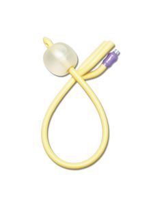 Dover Silicone Elastomer Coated 3-Way Latex Foley Catheter, 20 Fr, 5cc Balloon