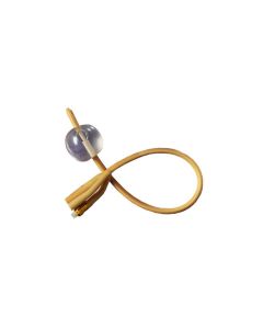 Dover Silicone Elastomer Coated 3-Way Latex Foley Catheter, 18 Fr, 30cc Balloon