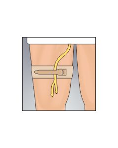 Urocare 6311 - Foley Cath Fabric Strap, Catheter Holder Arm 14", ea