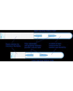 Urocare 6360 - Fitz-All Fabric Leg Strap Kit, Small (No. 6355 & No. 6357), KIT