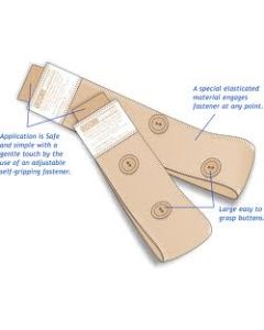 Urocare 6380 - Urocare Fitz All Leg Straps w/ Buttons for vinyl lag bags, EA