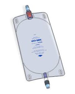 Urocare 76320 - Uro-Safe Vinyl Leg Bag, Large, 32 oz with Twist Drain, Clear, BX 12
