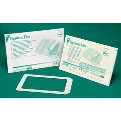 3M 1629 - 3M Tegaderm Transparent Film Dressing Frame Style 1629, 8 inch x 12 inch (20cm x 30cm)., BX 10