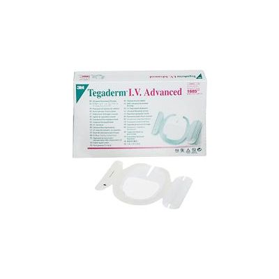 3M 1685 - Tegaderm IV Securement Transparent Dressing 3 1/2" x 4 1/2", BX 50