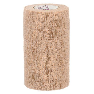 3M 2084S - Coban Self-Adherent Wrap with Hand Tear, Sterile, Latex Free, 4 inch width x 5 yards (fully stretched), CS 18