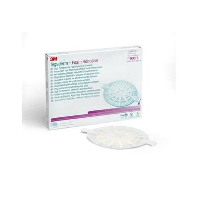 3M 90613 - TEGADERM Foam Adhesive Dressing, 10cm X 11cm Pad, 14cm X 15cm Dressing, BX 5