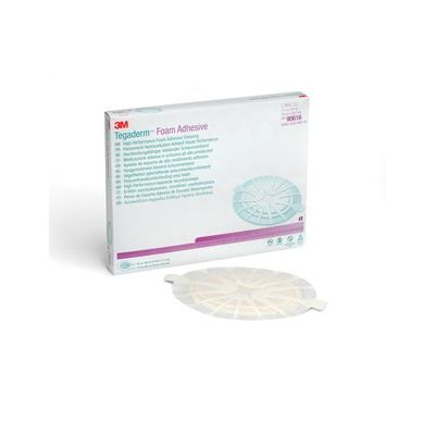 3M 90616 - 3M Adhesive Foam Dressing,Oval,Foam Pad(14cmX17.1cm),Overall Dressing(19cmX22.2cm), BX 5
