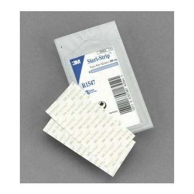 3M R1547 - Steri-Strip Skin Closures (Reinforced) 1.25cm X 10cm, (1/2" X 4")., BX 50