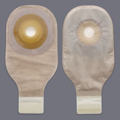Lock 'n Roll 12" Long, 1 pc, 1 1/8" (29mm) Drain, Clear, Convex with Tapered Barrier Edge, Flextend