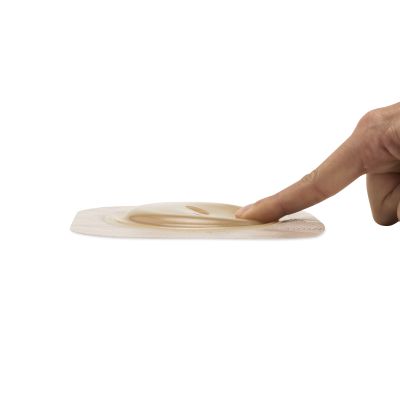 New Image CeraPlus Soft Convex Skin Barrier, Tape Border, Blue 2-3/4" (70mm), Cut-to-Fit up to 2" (51mm)